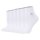 JOOP! womens quarter-length socks, 6-pack - Daily Glam Organic GOTS Quarter, cotton blend, plain White 35-38 (UK 3-5,5)