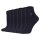JOOP! Damen Quartersocken, 6er Pack - Daily Glam Organic GOTS Quarter, Baumwoll-Mix, uni Dunkelblau 35-38