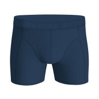 BJÖRN BORG Herren Boxershorts, 5er Pack - Cotton Stretch Boxer 5P, Unterhose, Baumwolle Blau L