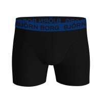 BJÖRN BORG Herren Boxershorts, 5er Pack - Cotton Stretch Boxer 5P, Unterhose, Baumwolle Blau XXL