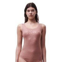 Chantelle Damen Top - Glitzer, Unterhemd, SoftStretch, nahtlos, Einheitsgröße 34-44 Pink (Leo Shimmer) One Size