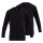 GÖTZBURG Herren Langarmshirt, 2er Pack - Baumwolle, Longsleeve, einfarbig Schwarz XXL