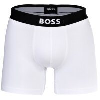 BOSS Herren Boxershorts, 6er Pack - Boxer Brief, Boss One, Cotton Stretch, Logo Schwarz/Grau/Weiß M