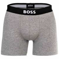 BOSS mens boxer shorts, 6-pack - boxer briefs, Boss One, cotton stretch, logo Black/Grey/White M (Medium)