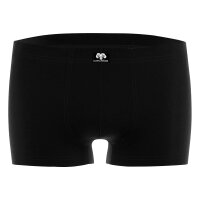 CECEBA Men Boxer shorts, 4-pack - Convex, underwear, logo, single-coloured Black XXL (XX-Large)