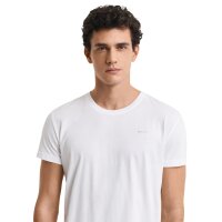 GANT Mens T-shirt, 4-pack - C-NECK T-SHIRT 4-PACK, round neck, short sleeve, cotton Navy/White M (Medium)