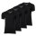 GANT Herren T-Shirt, 4er Pack - V-NECK T-SHIRT 4-PACK, V-Ausschnitt, kurzarm, Cotton Schwarz M
