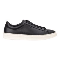 BOSS mens trainers - Kieran Tenn algr, low-cut shoe, genuine leather, logo Black 002 EUR 45 (UK 11)