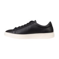 BOSS mens trainers - Kieran Tenn algr, low-cut shoe, genuine leather, logo Black 002 EUR 45 (UK 11)