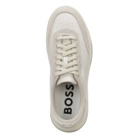 BOSS Herren Sneaker - Baltimore Tenn sdltb, Halbschuh, Echtleder, Logo Weiß EUR 42