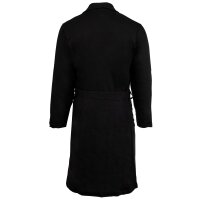 BOSS mens bathrobe - robe, dressing gown, cotton, logo Black M (Medium)