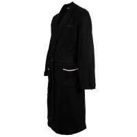 BOSS mens bathrobe - robe, dressing gown, cotton, logo Black M (Medium)