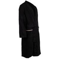 BOSS mens bathrobe - robe, dressing gown, cotton, logo Black M (Medium)