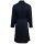 BOSS mens bathrobe - robe, dressing gown, cotton, logo Blue 2XL (XX-Large)