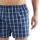 GÖTZBURG Herren Boxer 4er Pack - Poplin, Pure Cotton, Unterwäsche Set Blau/Weiß M
