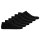 SCOTCH&SODA Herren Sneakersocken, 6er Pack - 1/2 Terry Low Cut, Socken, One Size, einfarbig Schwarz 41-46