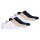 SCOTCH&SODA Herren Sneakersocken, 6er Pack - 1/2 Terry Low Cut, Socken, One Size, einfarbig Weiß/Dunkelblau/Beige 41-46
