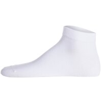 LACOSTE unisex sneaker socks, 6-pack - cotton blend, solid colour, logo White/Grey/Dark Blue 35-38