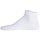 LACOSTE unisex sneaker socks, 6-pack - cotton blend, solid colour, logo White/Grey/Dark Blue 35-38