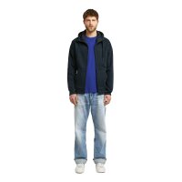 G-STAR Mens Sweat Jacket - Premium Core, Loungewear, Zipper, Hood, plain Dark blue (Salute) XL (X-Large)