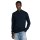 G-STAR Men knitted jumper with Henley collar - Premium Core Half Zip Knit, single-coloured Dark blue M (Medium)