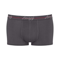 Sloggi Herren Hipster 2er Pack - Start Hipster C2P box, Boxershort, Baumwolle Grau/Schwarz 2XL