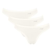 Sloggi womens thongs, 3-pack - GO Crush String C3P, pants, stretch cotton White XS (X-Small)