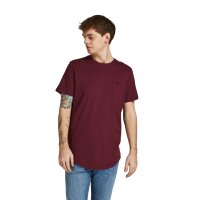 JACK&JONES Mens T-shirt, pack of 5 - JPRBLABRODY TEE CREW NECK 5PK, short sleeve, crew neck, cotton Blue/Green/Red/White S (Small)