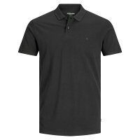 JACK&JONES Men Polo shirts, 3-pack - JJEBASIC POLO 3PK, short sleeve, single-coloured, cotton Black/Blue/White M (Medium)