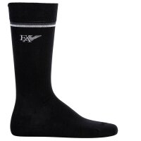 EMPORIO ARMANI Herren Socken, 3er Pack - Kurzsocken, Geschenkbox, One Size Schwarz 39-46