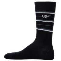 EMPORIO ARMANI Herren Socken, 3er Pack - Kurzsocken, Geschenkbox, One Size Schwarz 39-46