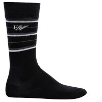 EMPORIO ARMANI Mens Socks, 3 Pack - Short Socks, Gift Box, One Size Black 39-46 (UK 5-12)