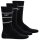 EMPORIO ARMANI Mens Socks, 3 Pack - Short Socks, Gift Box, One Size Black 39-46 (UK 5-12)