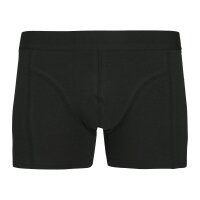 JACK&JONES Herren Boxershorts, 3er Pack - JACORDINARY TRUNKS 3 PACK, Baumwoll-Stretch, einfarbig Schwarz 2XL
