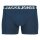 JACK&JONES Herren Boxershorts, 12er Pack -  JACCOLTON SOLID TRUNKS 12 PACK, Baumwollmischung Blau/Schwarz/Grau S
