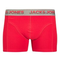 JACK&JONES Men Boxer shorts, pack of 10 - JACJADON SOLID TRUNKS 10 PACK, trunks, cotton stretch Red/Grey/Black 2XL (XX-Large)