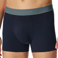 SCHIESSER Herren Boxershorts 3er Pack - Serie "95/5", Unterhose, Logobund Schwarz/Braun/Grau M