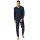 SCHIESSER Herren Schlafanzug, lang - Casual Essentials, Single Jersey, Baumwolle, V-Ausschnitt Dunkelblau (Burgund) XL