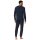 SCHIESSER mens pajamas, long - Casual Essentials, single jersey, cotton, V-neck Dark blue (Burgund) XL (X-Large)