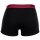 BOSS Herren Boxershorts, 3er Pack - Power Trunks, Logo, Baumwollmischung, einfarbig Schwarz/Rot/Blau/Grau L
