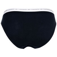 LACOSTE Womens Briefs, 6-pack - Brief, Underwear, Cotton Stretch, Logo Waistband, Solid Color Black/black/grey/white XS (X-Small)