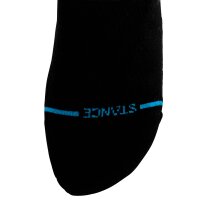 STANCE unisex sneaker socks 6-pack - Icon No Show, Logo, Basic Black 43-47