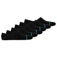 STANCE unisex sneaker socks 6-pack - Icon No Show, Logo, Basic Black 35-37
