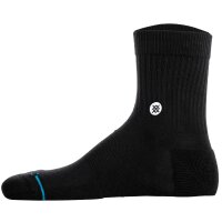 STANCE Unisex Quartersocken 6er Pack - Icon Quarter, Logo, Basic Schwarz 43-47