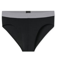 SCHIESSER Herren Slips, 5er Pack - Serie "95/5", Single Jersey Schwarz/Grau/Blau M