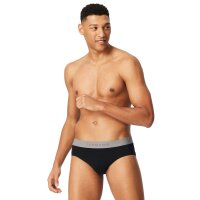 SCHIESSER Herren Slips, 5er Pack - Serie "95/5", Single Jersey Schwarz/Grau/Blau XL