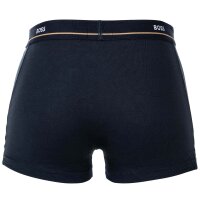 BOSS Herren Boxershorts, 5er Pack - Essentials Trunks, Logo, Baumwollmischung Blau/Grau/Schwarz M