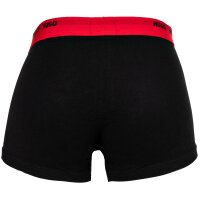 HUGO Herren Boxershorts, 5er Pack - Trunk Five Pack, Logo, Cotton Stretch Schwarz/Rot/Grau/Oliv M