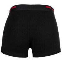 HUGO Herren Boxershorts, 5er Pack - Trunk Five Pack, Logo, Cotton Stretch Schwarz/Rot/Grau/Oliv M