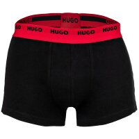 HUGO mens boxer shorts, 5-pack - Trunk Five Pack, Logo, Cotton Stretch Black/Red/Grey/Olive M (Medium)